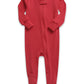 Vaenait Baby Toddler Boys Girls Solid Fotie Pajama Cozy Modal Red 24M