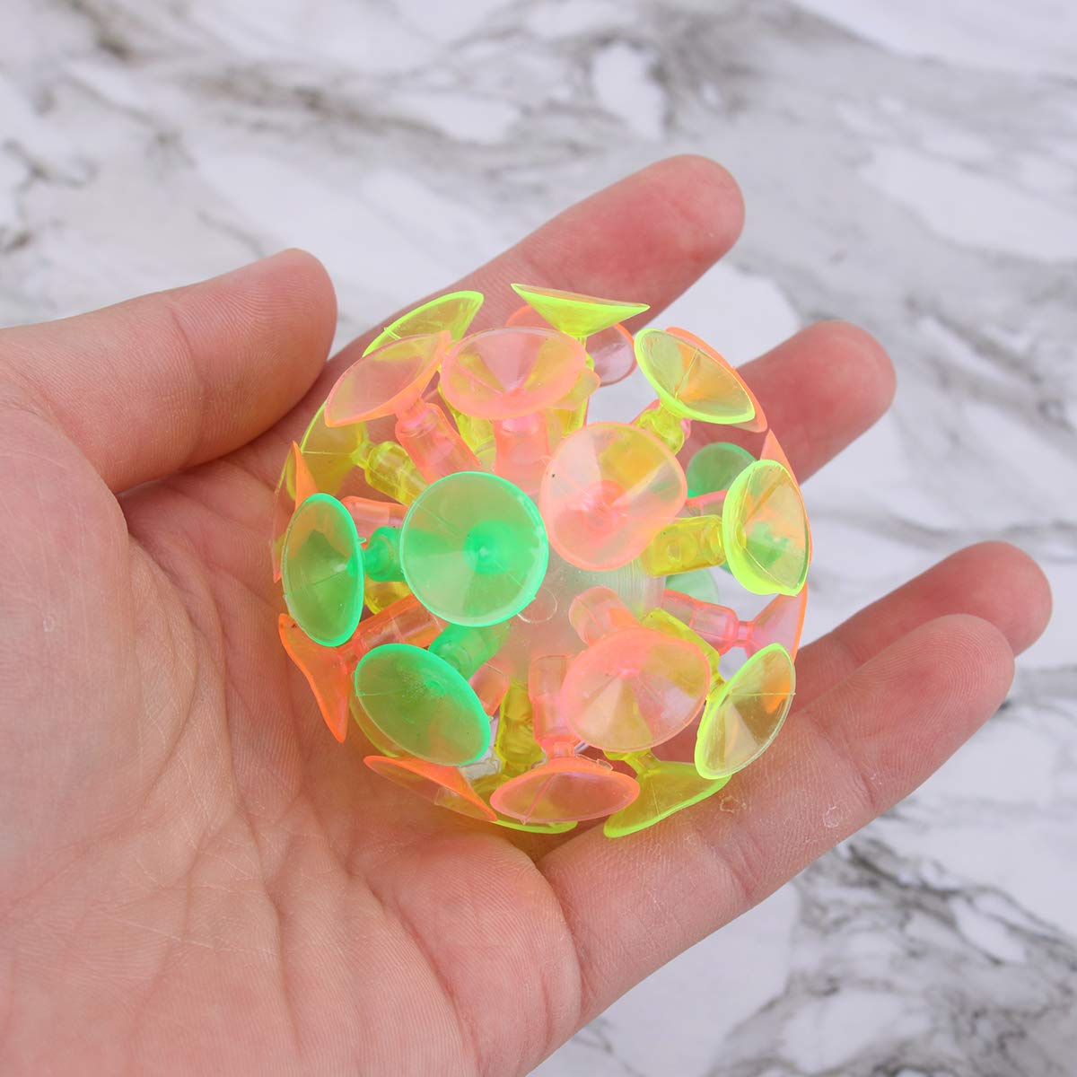 STOBOK 4pcs Fun Suction Cup Ball Colorful Ball Toys Novelty Toys for Kids Boys Girls Birthday Party Favors