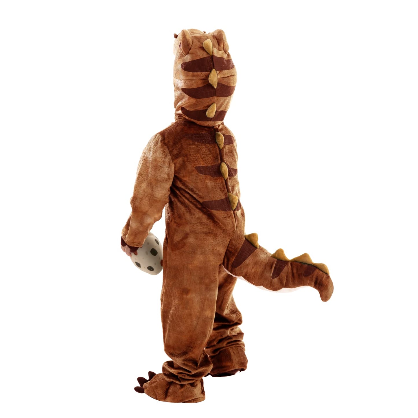 Spooktacular Creations Realistic T-Rex Costume Outfit Dinosaur Jumpsuit With Egg For Kids Toddler Halloween Dress-Up Party