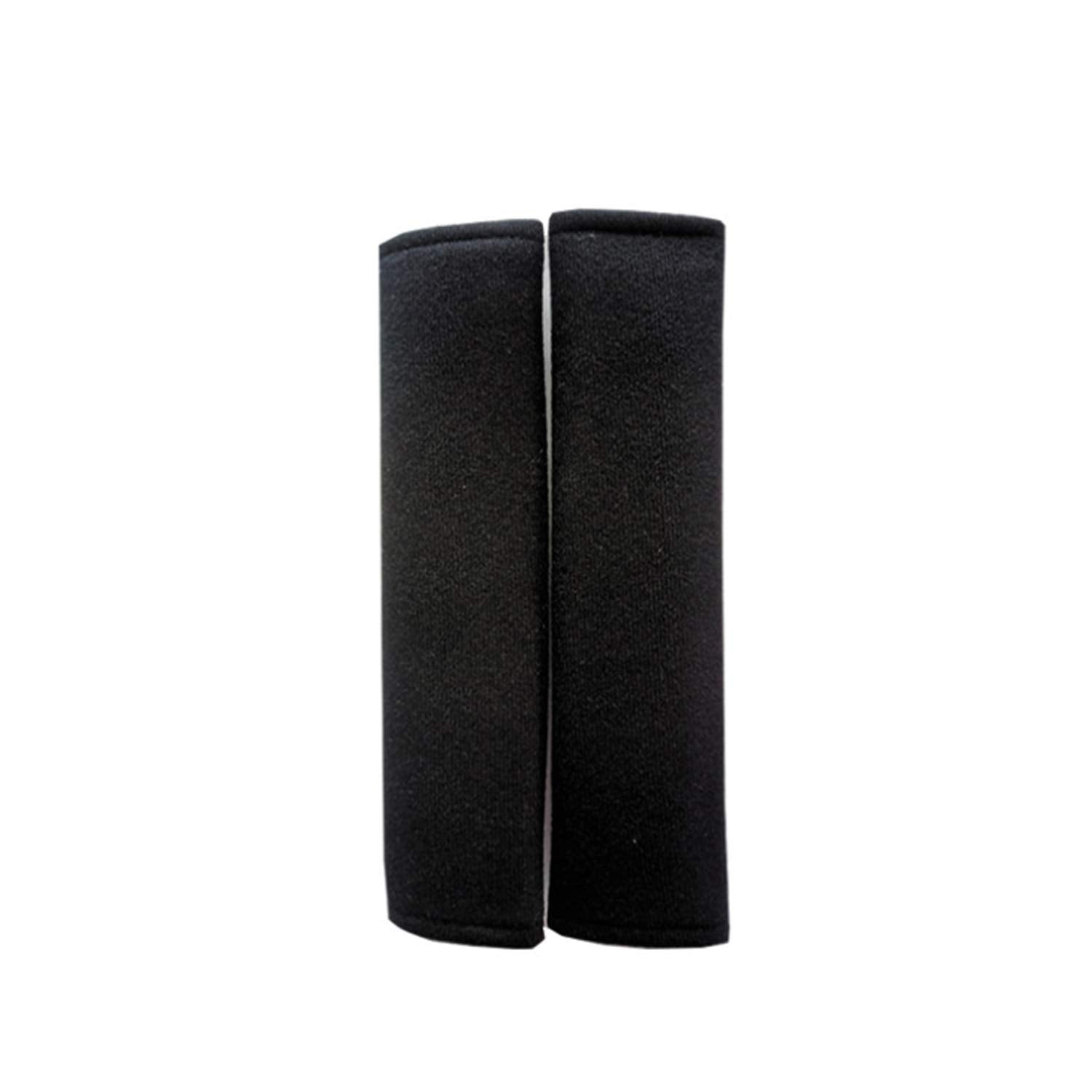 Suntrade Car Seat Belt Pad Cover Kit,2-Pack Soft Car Safety Seat Belt Strap Shoulder Pad For Adults And Children (Black)