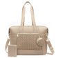 Lovevook Diaper Bag Tote, Large Baby Tote Bag, Travel Diaper Tote For Mom And Dad With Changing Pad And First Aid Bag, Khaki