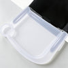 LuQiBabe Clear Plastic Baby Dining Tray Compatible with Ingle-sina Fast Table Chair for Home & Restaurant Use, Portable Clip-On 