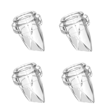 Pdfans 4Pcs Duckbill Valve Wearable Breast Pump Replacement Parts Compatible With Mommed S21/S19/S18 Electric Electric Breastpum