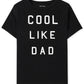 The Children's Place Unisex Baby and Toddler Short Sleeve Family Graphic T-Shirts, Cool Like Dad Single, 5T US