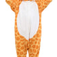 Xinhauli Unisex Kids Giraffe Onesie, Flannel Cosplay Animal Costume Halloween Onesie Pajamas Home Clothing