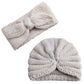 Syga Baby Pack Of 2 Cap & Headband Woolen Soft Stretchable Hat And Ears Warm Headband For Newborn Baby Girls Winter Cap 03 Year