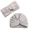 Syga Baby Pack Of 2 Cap & Headband Woolen Soft Stretchable Hat And Ears Warm Headband For Newborn Baby Girls Winter Cap 03 Year