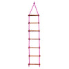 Ashish Rope Climbing Ladder Indoor/Outdoor For Kids  Ninja Obstacle, 4 To 10 Years (Pink)