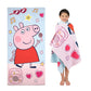 Franco Peppa Pig Kids Super Soft Cotton Bath/Pool/Beach Towel, 58 In X 28 In, (Officby
