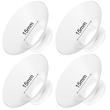 Gotocut Flange Inserts 15Mm Compatible With For M5/M6/M9/V1 Pro/V2 Pro/V1/V2 Momcozy Breast Pump, Short Flange Insert For Elvie