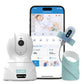 Babytone Baby Monitor - Smart Sleep Sock & 2.5K HD Camera, Track Heart Rate & Average Oxygen Level, Cry/Motion Detect, Two-Way A