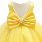 Baby Girl Yellow Dress,Party Christmas Earster Wedding Flower Sleeveless Floor Length Tutu Tulle Dance Gown 1St Birthday 18Month