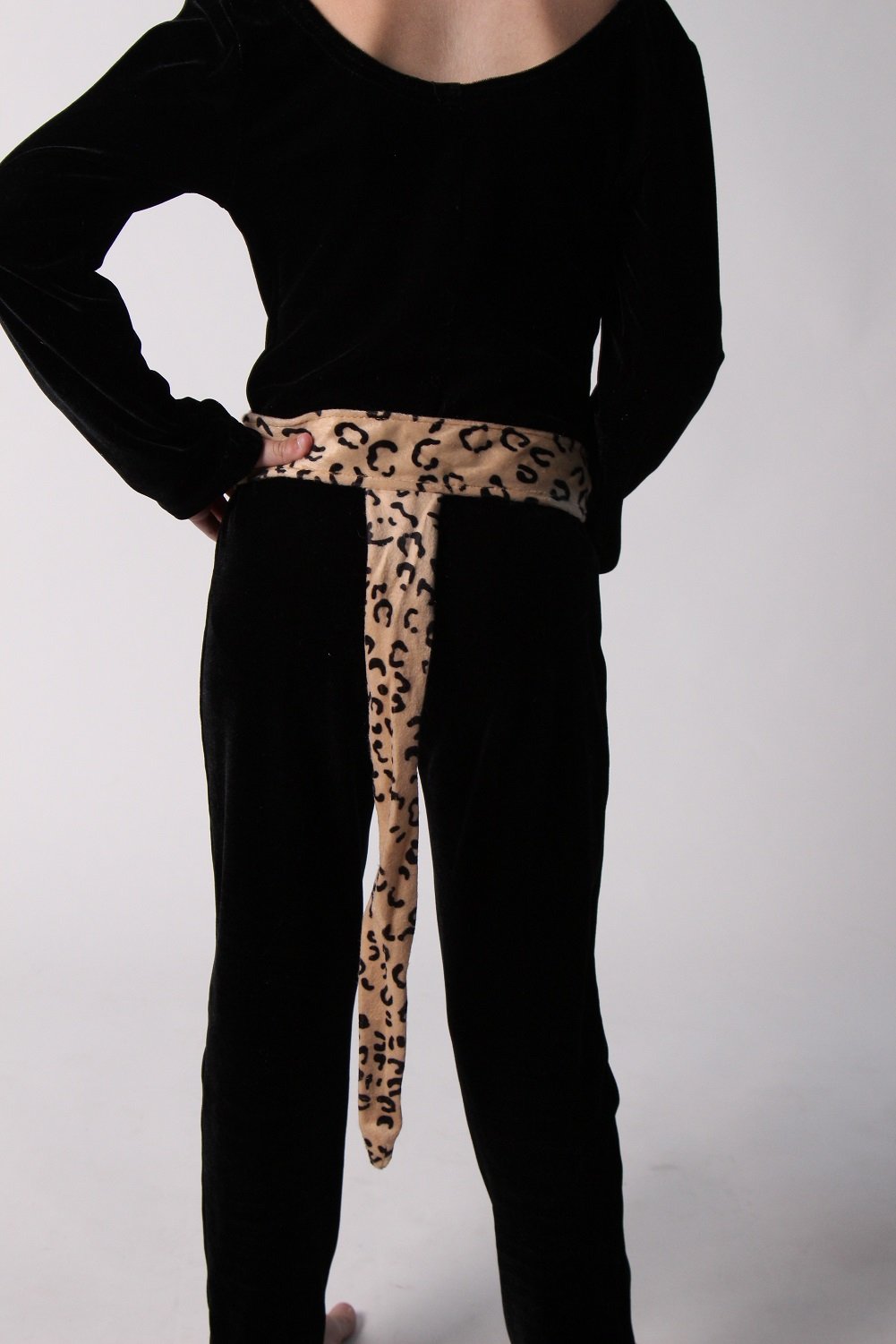 Making Believe Kids Plush Leopard Headband Ears & Tail Jungle Safari Dressup Costume Set