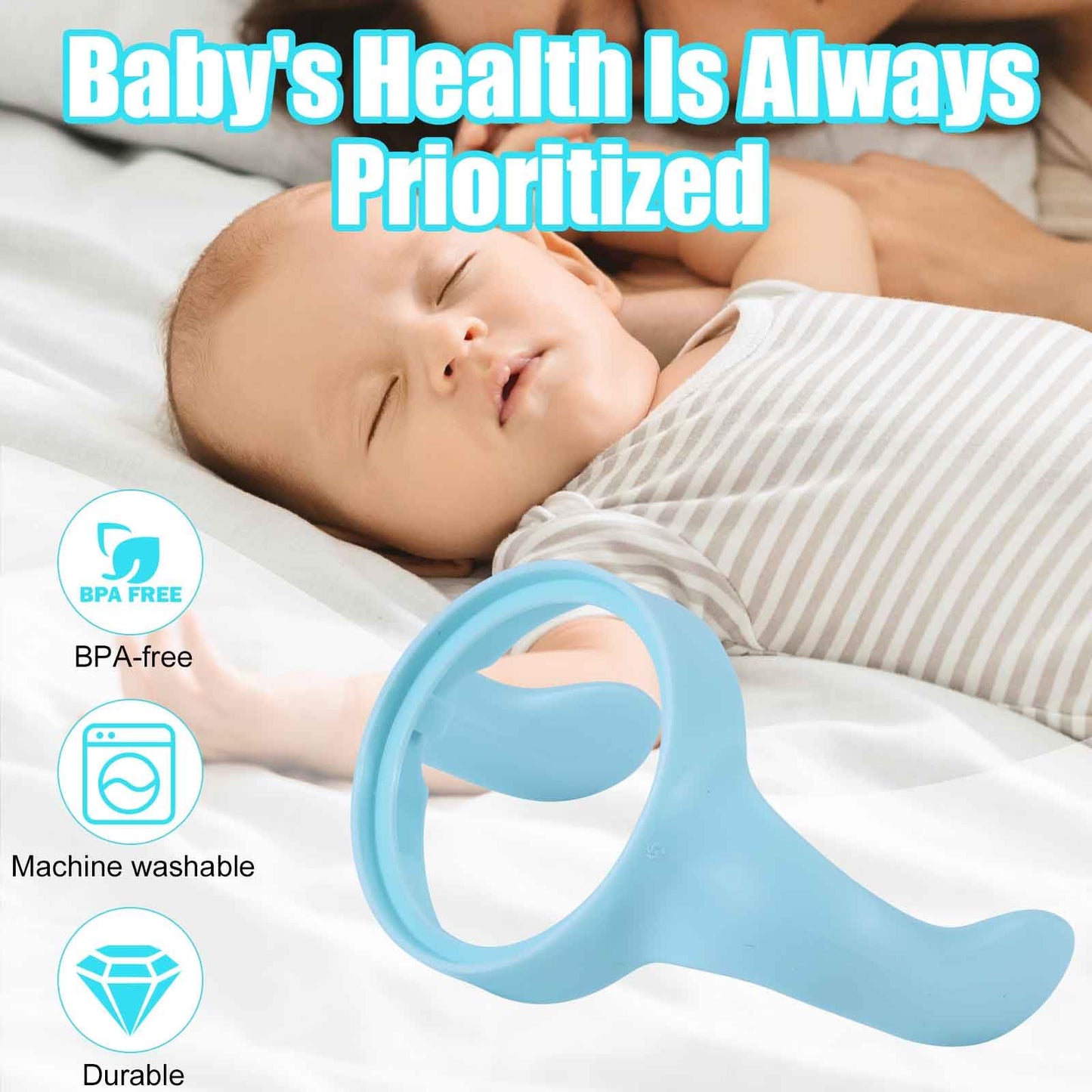 4Pcs Baby Bottle Handles Compatible With Mam Bottles, Bottle Holder For Baby Feeding Bottle Accessories For Baby Teaching Baby T