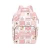 Custom Princess Baby Diaper Bag with Name - Personalized Nursing Travel Tote Backpack for Mom or Dad, Custom Name Baby Daypack G