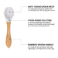 Baby Bamboo Bowls With Suction And Matching Spoon Set, 3 Piece Feeding Supplies Set For Infant, Toddlers, Detachable Silicone Su