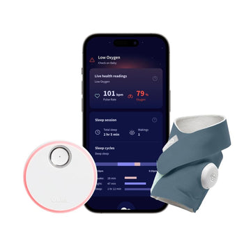 Owlet Dream Sock - FDA-Cleared Smart Baby Monitor - Track Live Pulse (Heart) Rate, Oxygen in Infants - Receive Notifications - D