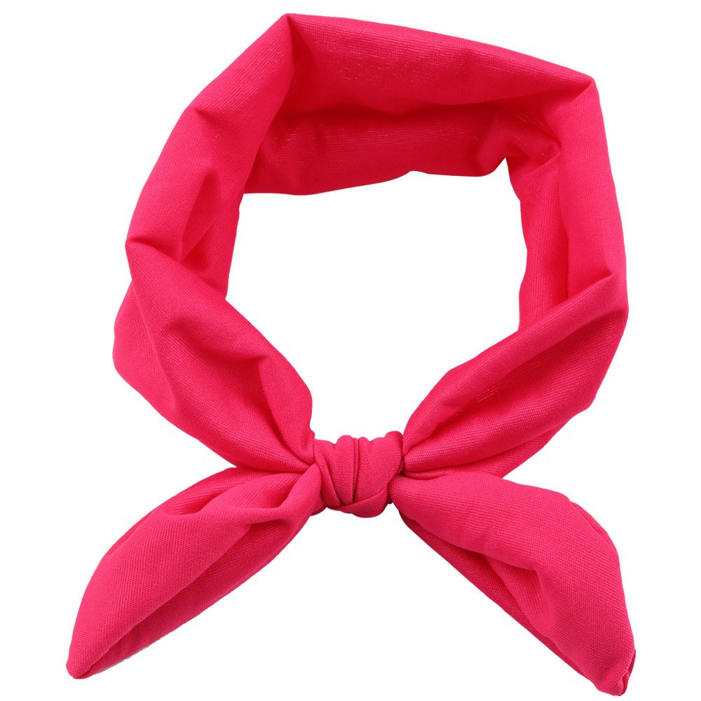Koolgil Baby Girl'S Cute Toddler Bow Headbands Bowknot Rabbit Hairband Headwear For Daily Life Travel Photography (Fuchsia)