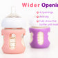 100% Silicone Baby Bottle Sleeves For Philips Avent Natural Glass Baby Bottles, Premium Food Grade Silicone Bottle Cover, Cute B