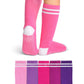 La Active Toddler Knee High Socks - 5 Pairs Of Soft, Non-Slip Long Socks For Boys And Girls - Stripes Multicolor - 7-9 Years