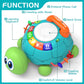 Baby Toys 6 to 12 Months, Musical Turtle Crawling Baby Toys for 12-18 Months, Early Learning Educational Toy with Light & Sound,