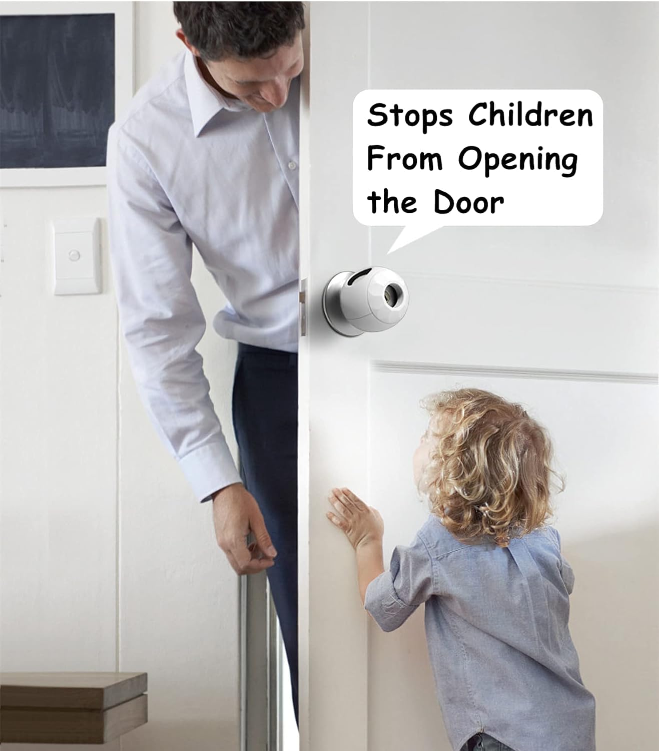 Baby Safety Door Knob Covers 6 Pack Baby Safety Door Handle Protector Child Proof Door Knobs Door Safety For Kids Universal Fit