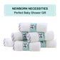 Hiphop Panda Hypoallergenic Bamboo Baby Washcloths - 2 Layer Ultra Soft Absorbent Bamboo Towel - Newborn Bath & Face Towel - Was