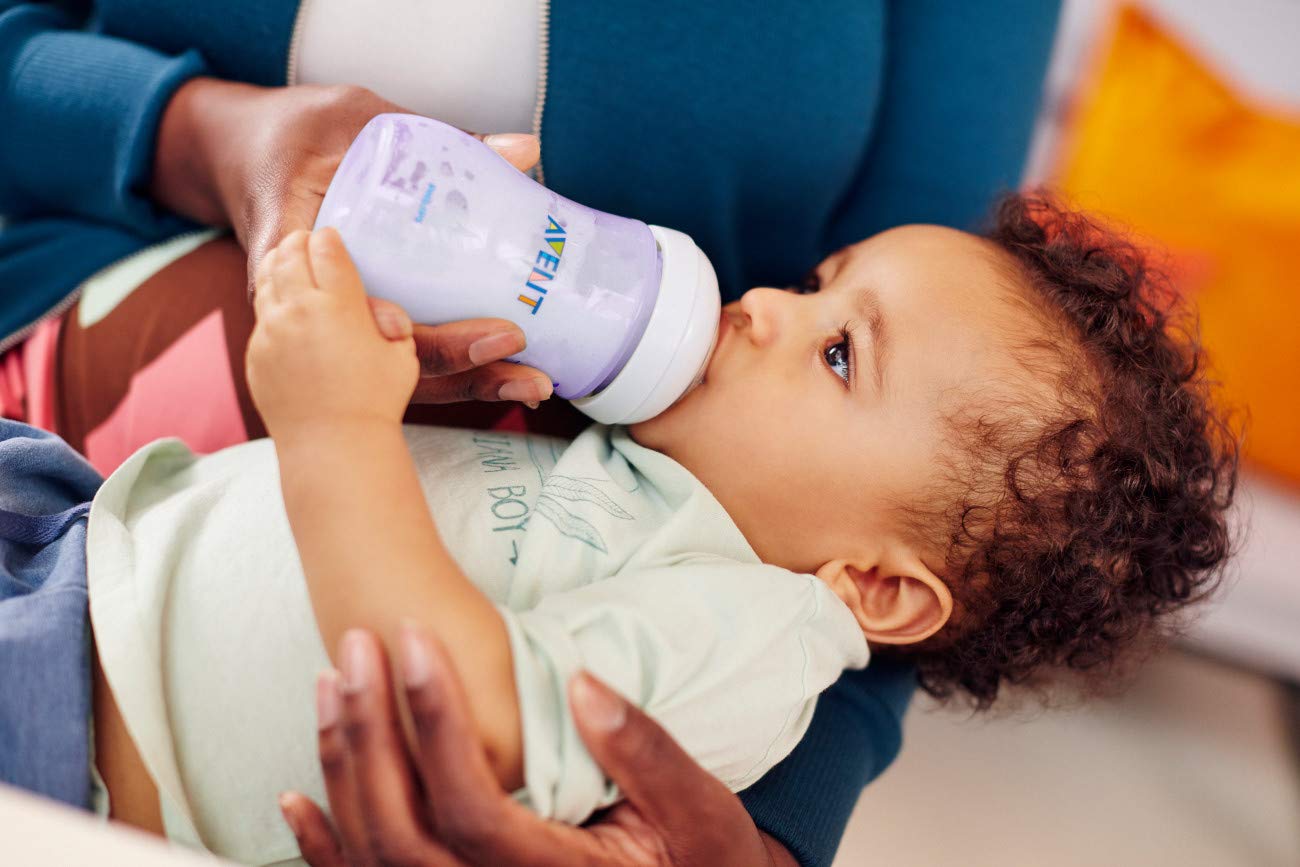 Philips Avent Natural Baby Bottle Purple Gift Set, Scd113/23