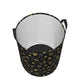 Gbuzozie Golden Dogs Animal Paws Round Laundry Hamper Storage Basket Toys Clothes Organizer Bin For Home Bathroom Bedroom Dorm N