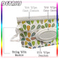 Portable Pouch Bags Set, 2 Pack Wet Wipe Holder Container, Reusable And Refillable Personal Travel Wet Wipes Dispenser Cases