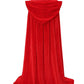 Makroyl Kids Velvet Cloak Cape With Hooded For Halloween Christmas Cosplay Costumes (Small, Red)