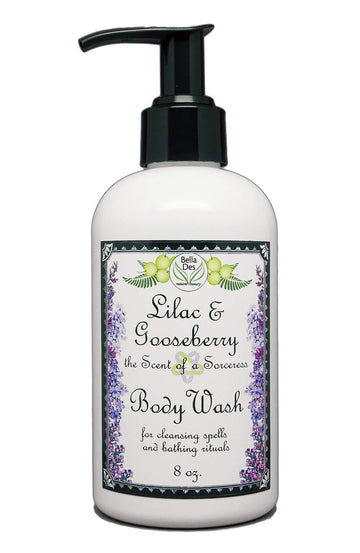 Lilac And Gooseberry Scented Body Wash | Bath And Shower Gel | 8 Ounces | Yennefer Perfume Scent Of A Sorceress By Bella Des Nat