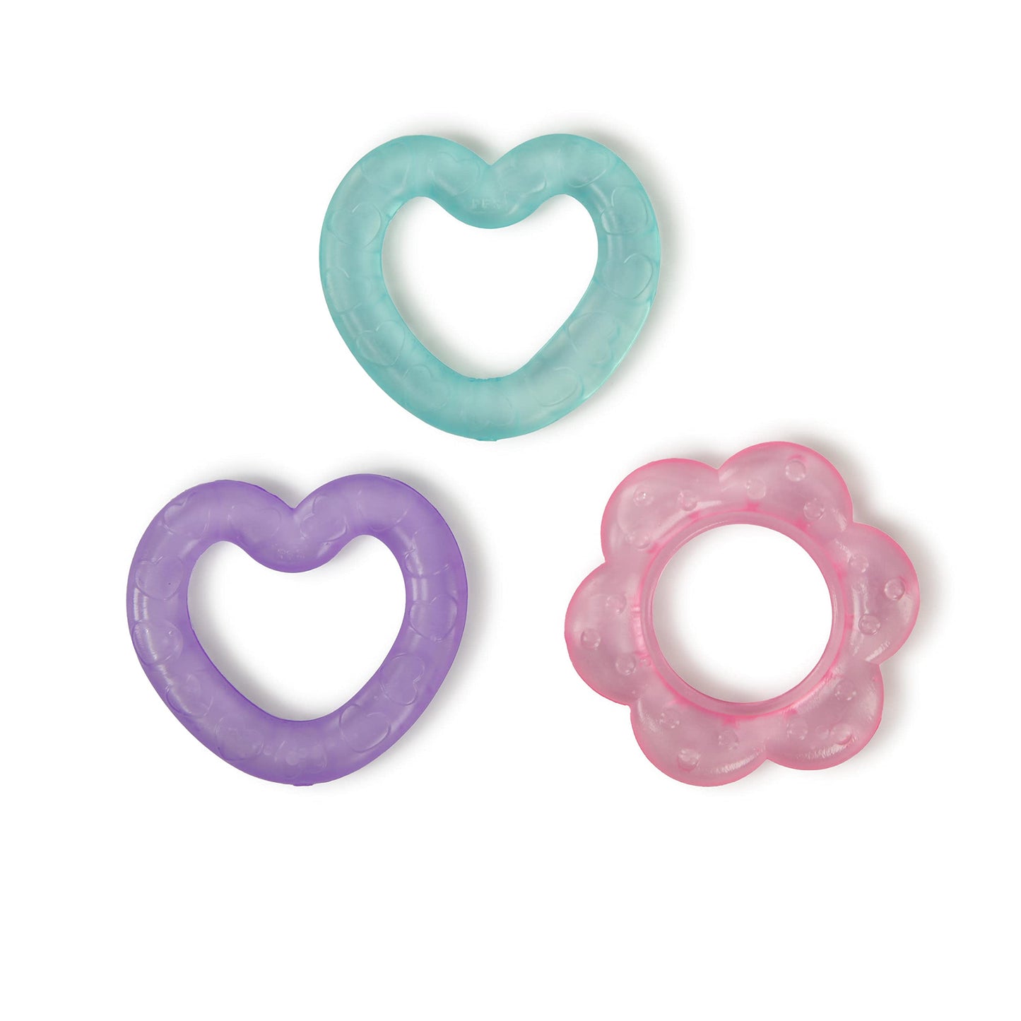 Bright Starts Everything Nice Teething Toys 9-Piece Set - BPA-Free Rattles and Chillable Teethers, Purple and Pink Baby Toys, 3