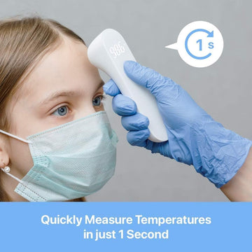 Ihealth No-Touch Forehead Thermometer, Infrared Digital Thermometer For Adults And Kids, Touchless Baby Thermometer, 3 Ultra-Sen