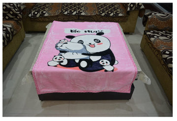 BLESS KRAFT Ultrasoft Double Layered Newborn Baby Blanket (122x87 cm) Newborn Baby Products, Soft Blanket for Newborn Baby