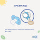 Mam Pacifier Clips For Baby Girls With Fasteners And Flexible Rings, Designs May Vary, 2 Count