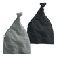 Babysoy Modern Knot Beanie Hat Pack Of 2 (0-6 Months, Pirate + Thunder)