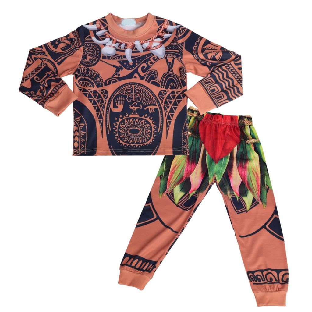 Dressy Daisy Boy'S Ocean Adventure Pajamas Halloween Dress Up Pants Set Costumes Fancy Party Outfit Size 10