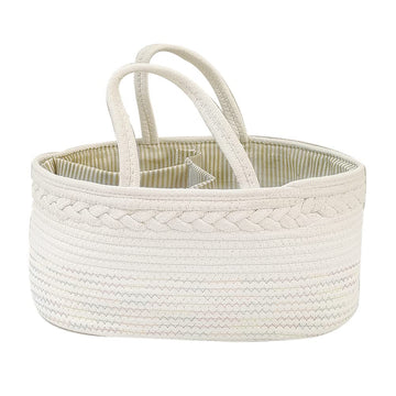 MOMIGO Baby Diaper Caddy Organizer  Diaper Basket Organizer Nursery Storage Bin for Diapers, Wipes & Toys, Baby Shower Gifts fo