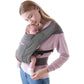 Ergobaby Embrace Cozy Newborn Baby Wrap Carrier (7-25 Pounds), Ponte Knit, Heather Grey