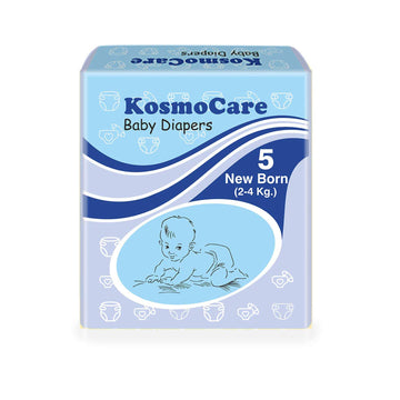 Kosmocare Baby Diapers Tape StyleNew BornPack Of 120