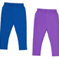 IndiWeaves Girls Cotton 3/4th Leggings/Capri (Pack of 2)(718001820IWBP230_Multicolor_1012 Years)