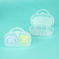 Accmor Pacifier Case, Pacifier Container Can Storage 2 Pacifiers, Baby Pacifier Holder Case For Travel, Bpa Free,Transparent
