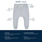 Gerber Baby Boys Toddler 3-Pack Jogger Sweatpants, Navy/Gray, 3-6 Months Us