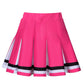 Koatobbor Girls Cheerleader Costume Cheerleading Outfit Dress For Halloween Party Birthday Gift 3-9Years (6-7 Years, Pink)