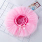 Baby Girls Tutu Skirt, Infant Tulle Tutus, Newborn Soft Skirts For Toddlers Pink