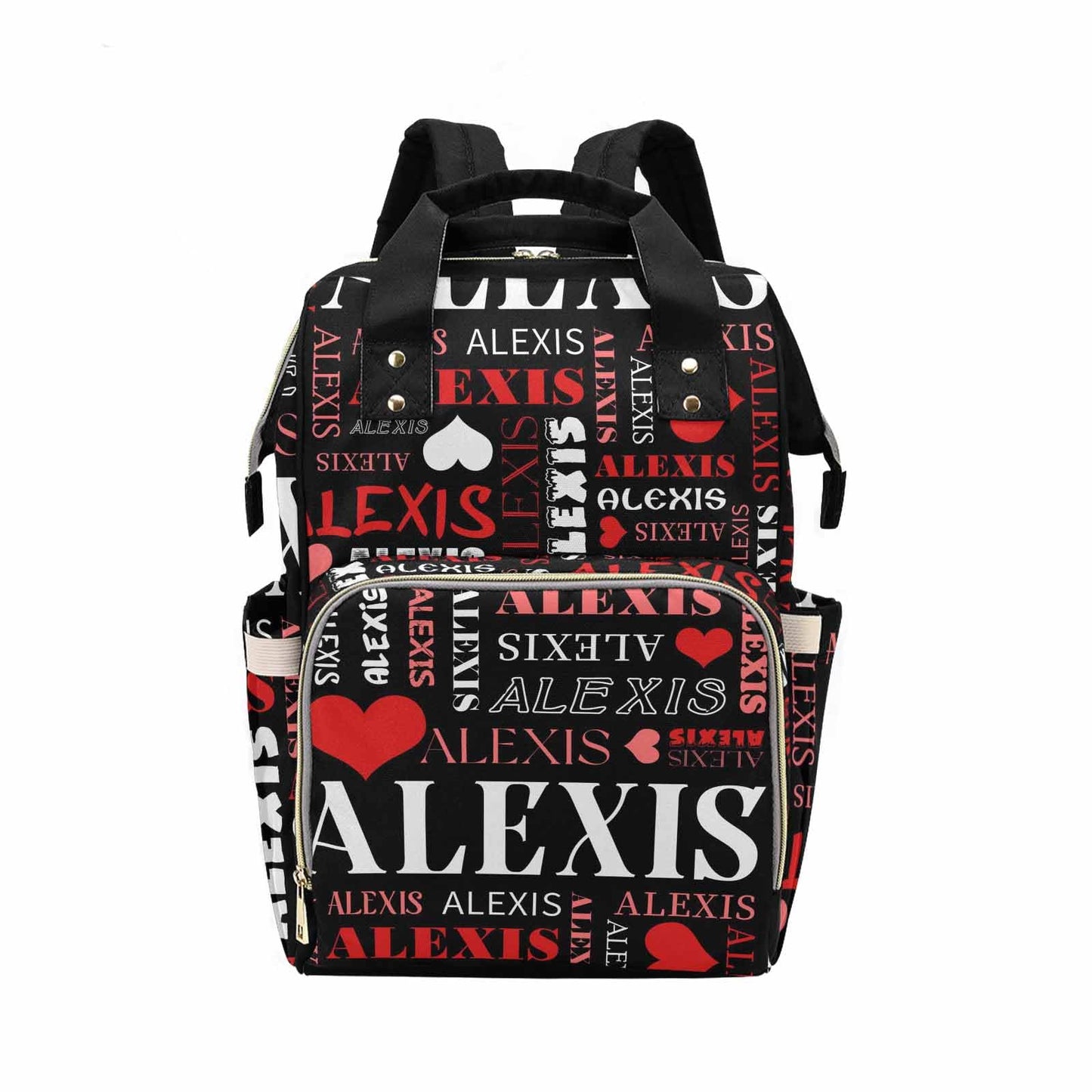 M Yescustom Custom Diaper Bag Backpack For Girls Boys Large Capacity With Pockets Purple Butterfly Personalized Baby Diaper Bags