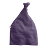 Babysoy Modern Single Knot Hat Beanie - Cotton Rayon From Bamboo Baby Cap (0-6 Months, Wineberry)