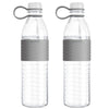 Copco Hydra Chevron Reusable Water Bottles | Clear Water Bottles For School, Gym, Travel, & More | Bpa Free Tritan Plastic Water