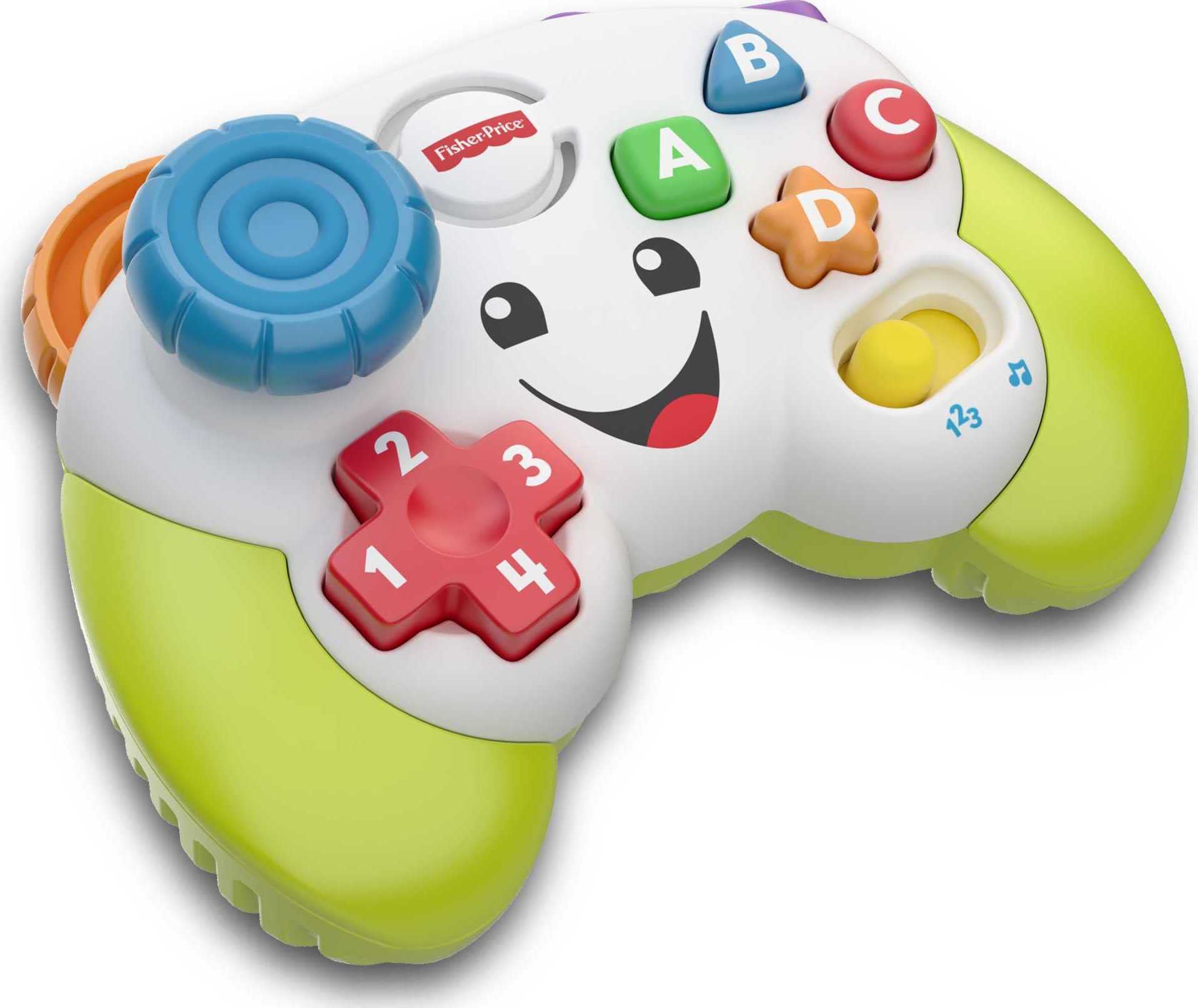 Fisher-Price Baby & Toddler Toy Laugh & Learn Game & Learn Controller with Music & Lights for Early Pretend Play Infants Ages 6+